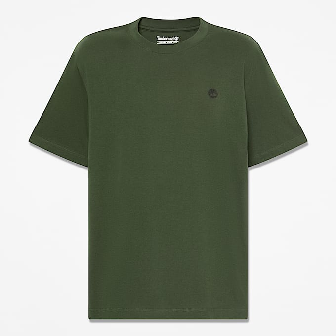 Mens Oyster River Regular ShortSleeve TShirt TBL Dark Green HERO