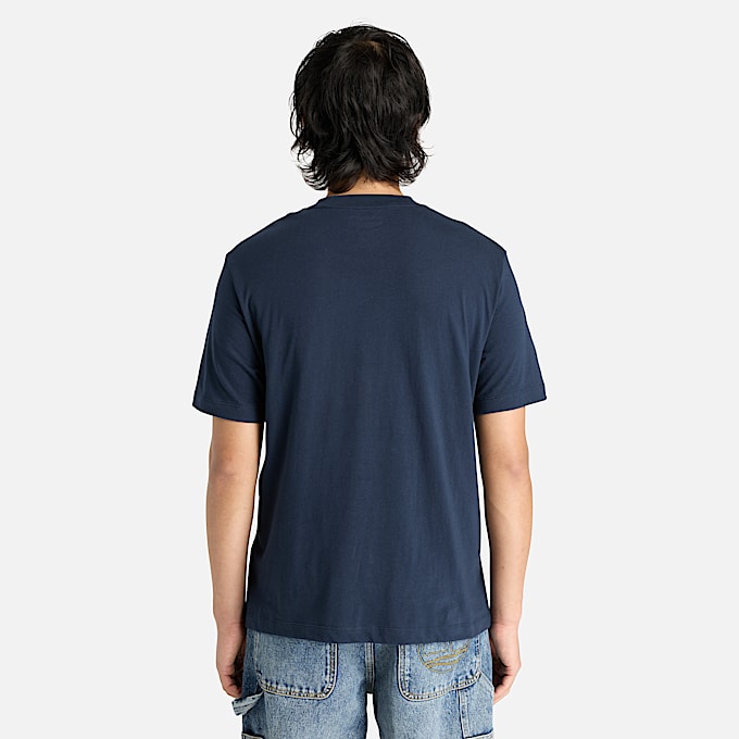 Mens Northwood Tree Logo ShortSleeve TShirt TBL Dark Sapphire ALT8