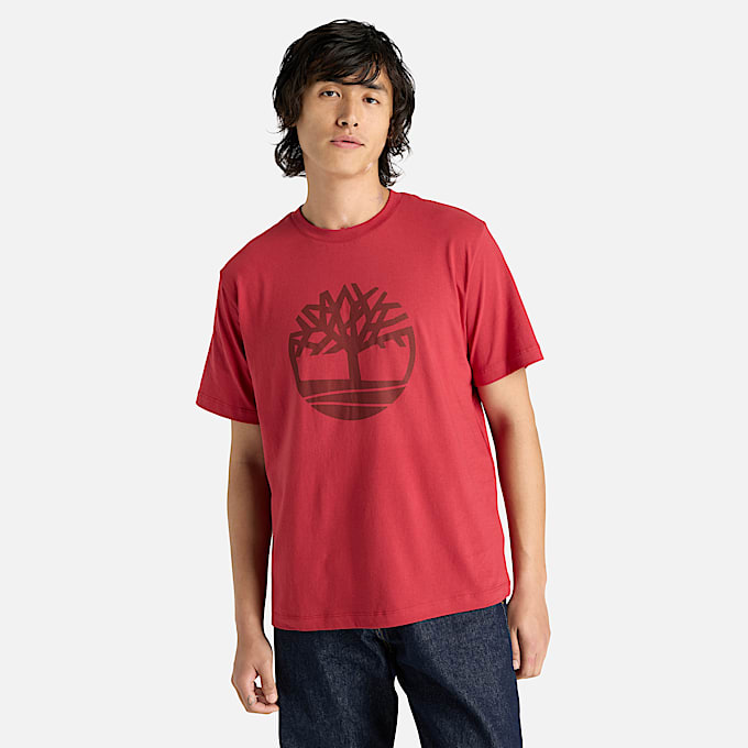 Mens Northwood Tree Logo ShortSleeve TShirt TBL Rhythmic Red ALT1