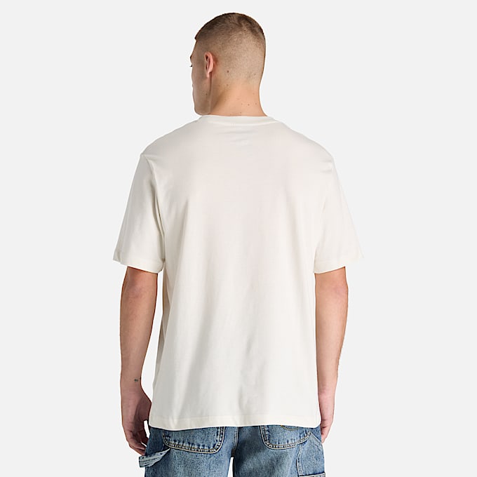 Mens Oyster River Regular ShortSleeve TShirt TBL Vintage White ALT8