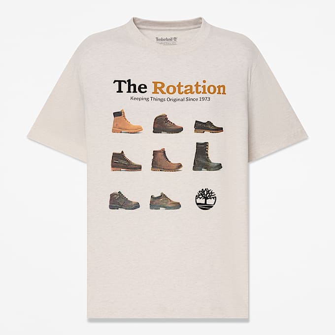 Mens Iconic Footwear ShortSleeve TShirt TBL Light Oatmeal Heather HERO