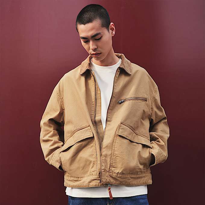 Mens Strafford Canvas Jacket TBL Medium Brown ALTA