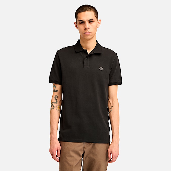 Men's Oyster River Chest Logo Short-Sleeve Polo - 1