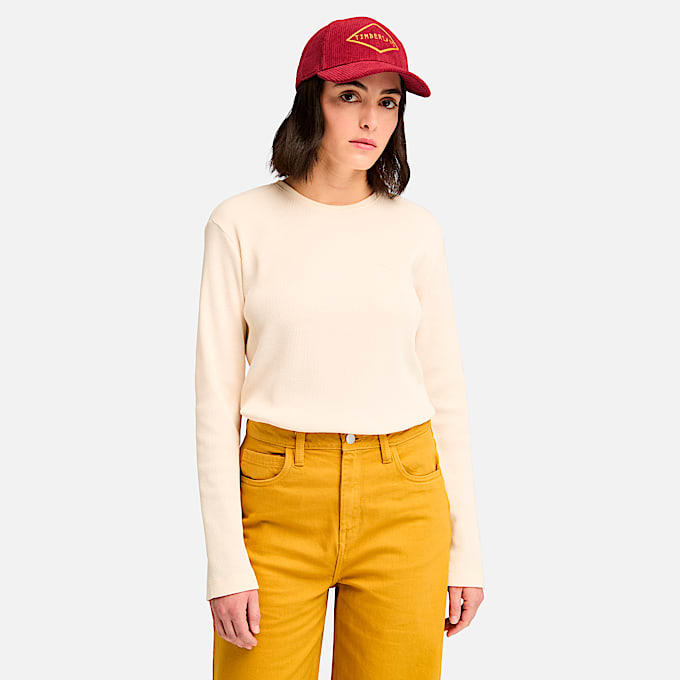 Women's Timberland® Long-Sleeve Waffle T-Shirt - 1