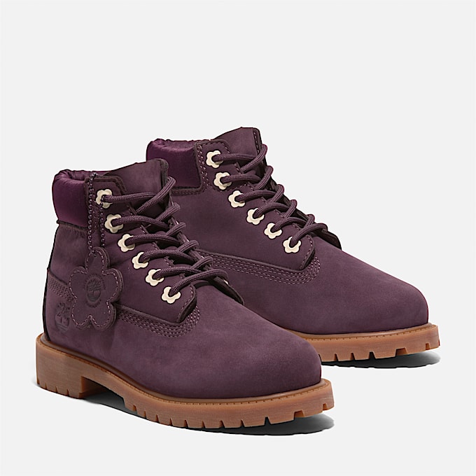 Youth Timberland® Premium 6-Inch Lace-Up Waterproof Boot