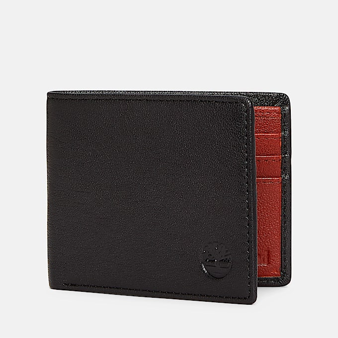 Men's Matte Grain Leather Billfold Wallet - 1