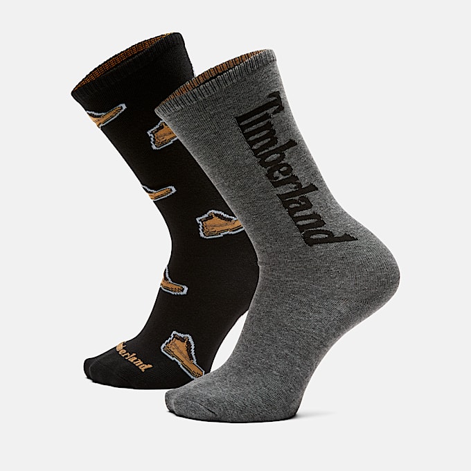 2-Pack Timberland® All Over Print Crew Sock - 1