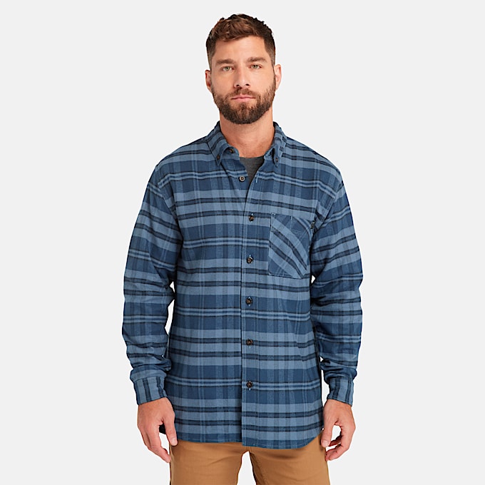 Men's Timberland PRO® Woodfort Midweight Flannel Shirt - 1
