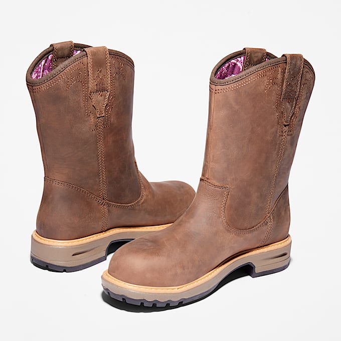 Women's Ashlar Pull On Alloy Toe Waterproof Work Boot