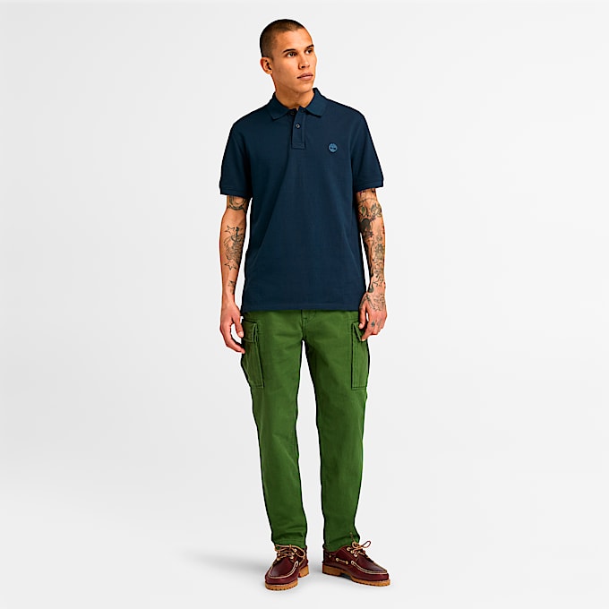 Men's Millers River Short-Sleeve Pique Polo Shirt