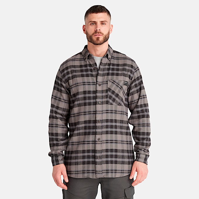 Men's Timberland PRO® Woodfort Midweight Flannel Shirt - 1