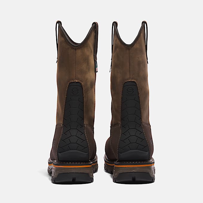 Botte imperméable Timberland PRO® True Grit sans lacet ni glissière à embout en composite pour hommes