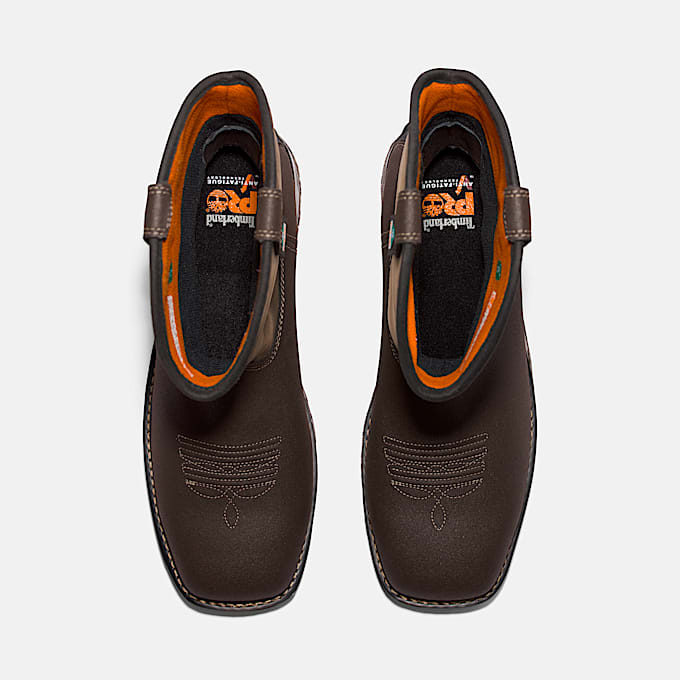 Botte imperméable Timberland PRO® True Grit sans lacet ni glissière à embout en composite pour hommes