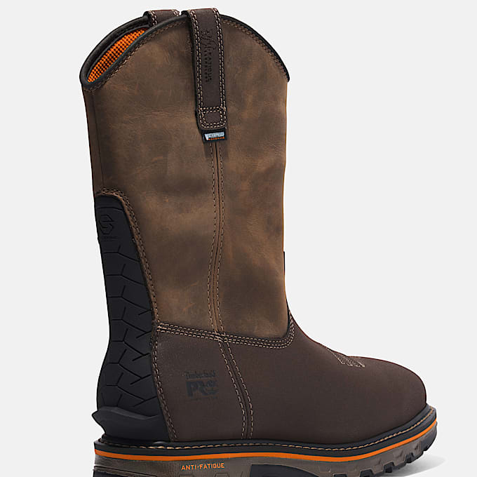 Botte imperméable Timberland PRO® True Grit sans lacet ni glissière à embout en composite pour hommes