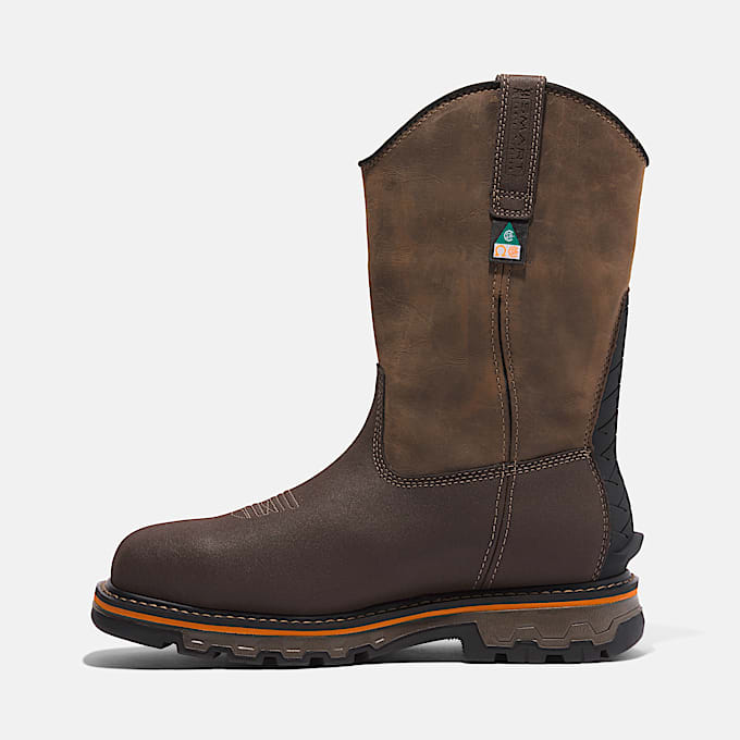 Botte imperméable Timberland PRO® True Grit sans lacet ni glissière à embout en composite pour hommes