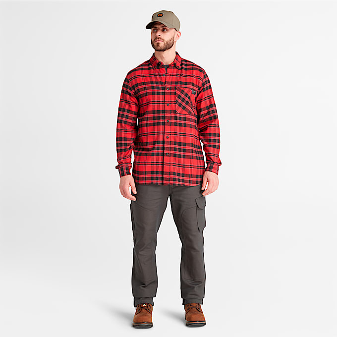 Men's Timberland PRO® Woodfort Midweight Flannel Shirt