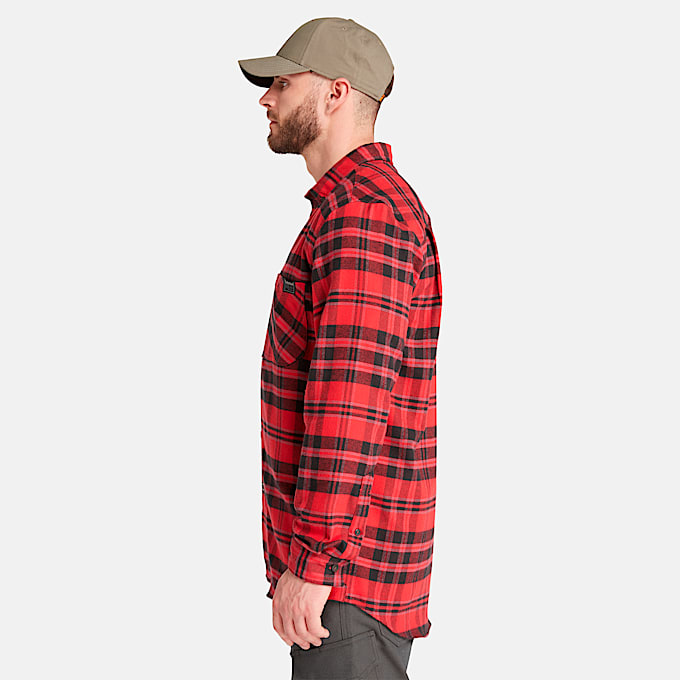 Men's Timberland PRO® Woodfort Midweight Flannel Shirt