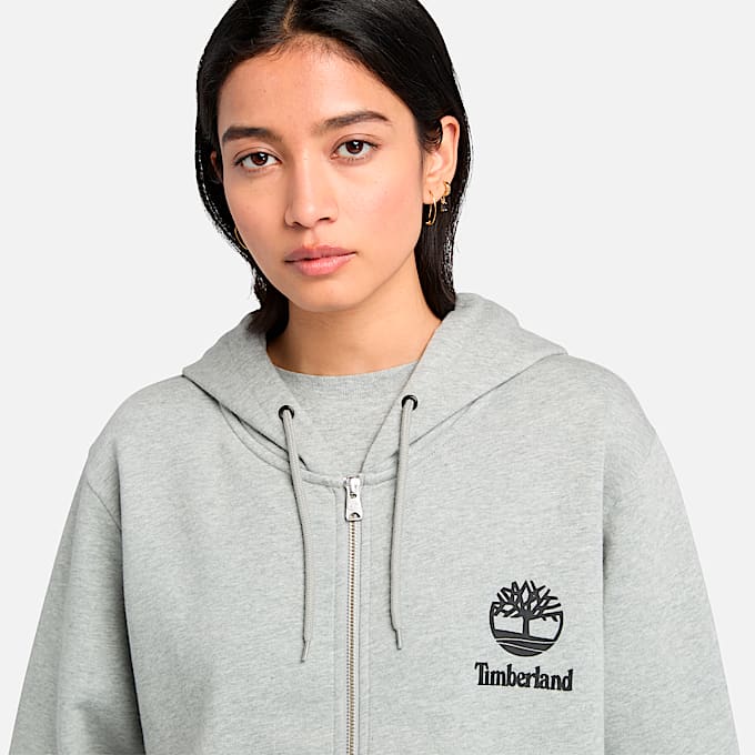 Print Stack Logo Full-Zip Hoodie
