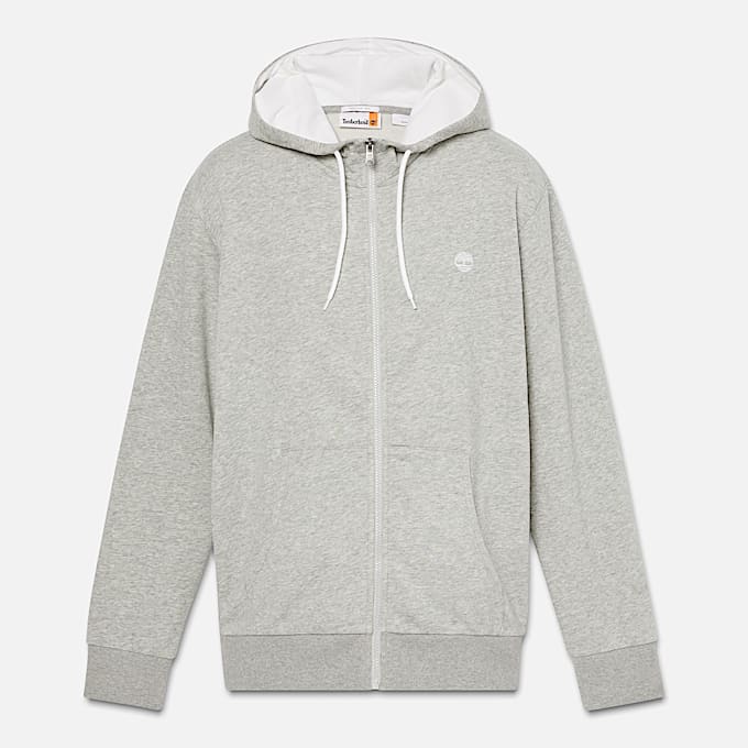 Men's Oyster River Chest Logo Full-Zip Hoodie