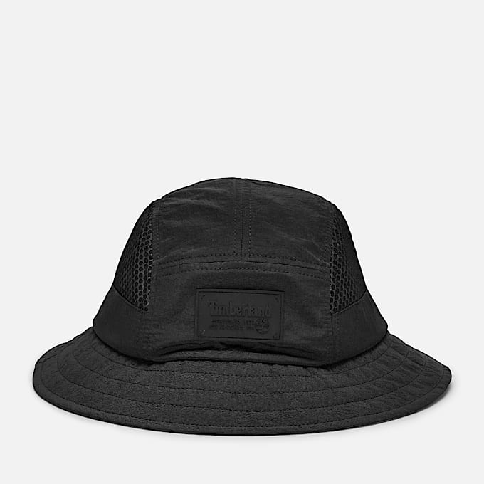 Mesh Panel Bucket Hat - 1