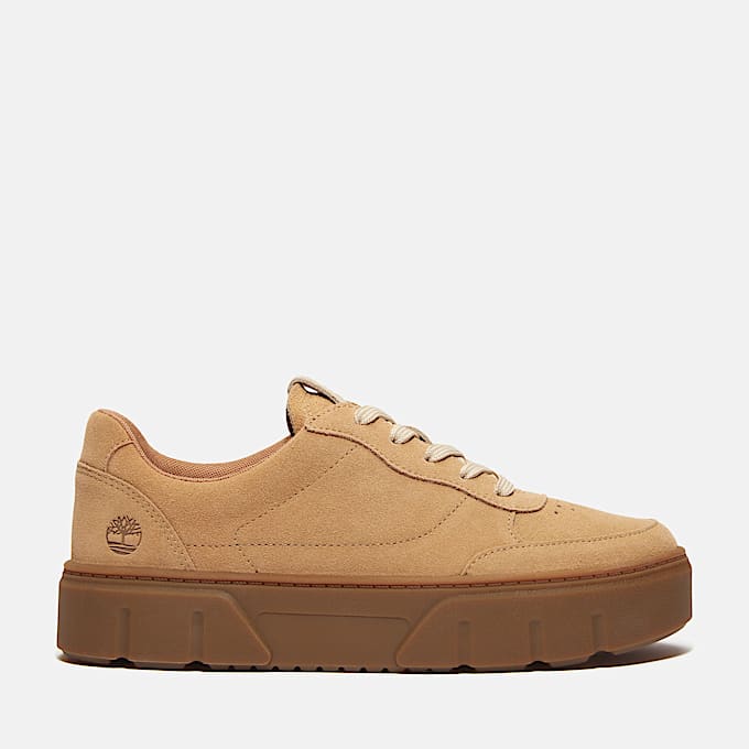 Women's Laurel Court Suede Accent Lace-Up Sneaker - 1
