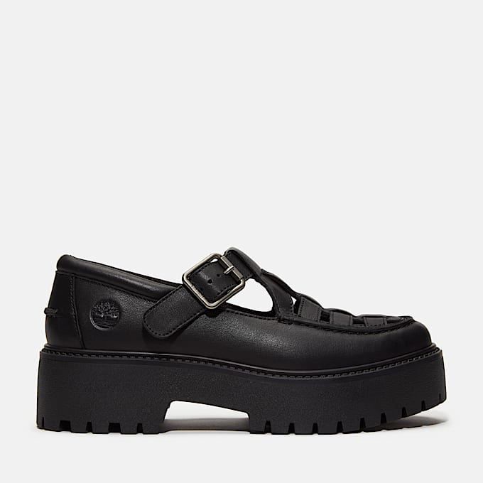 Chaussure à boucle Stone Street avec semelle plateforme pour femmes - 1