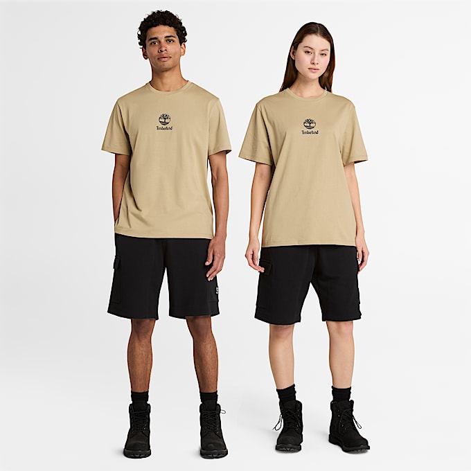 Woven Badge Cargo Sweatshort - 1