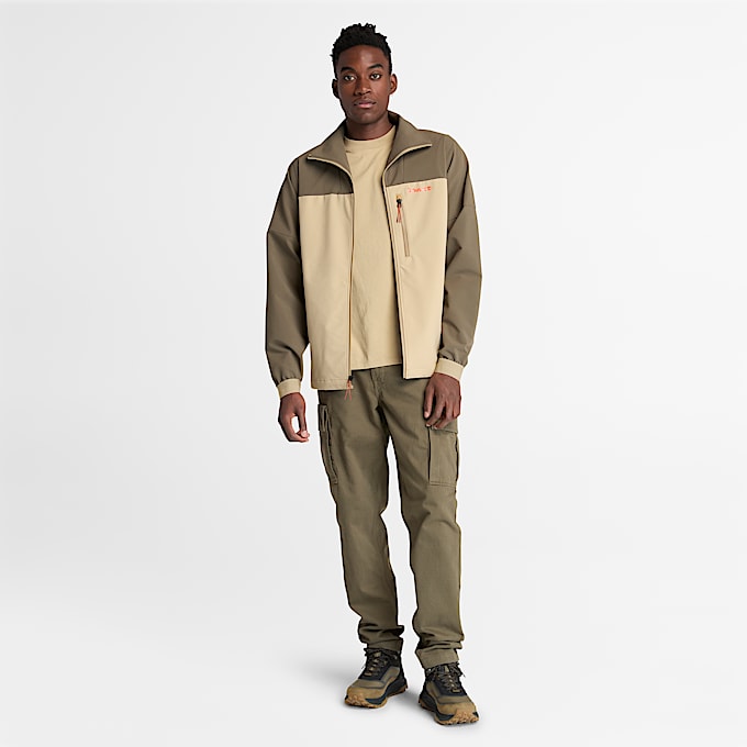 Men's Durable Water-Repellent Softshell Jacket