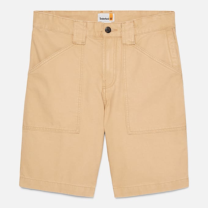 Short Goffstown d’inspiration militaire en toile délavée pour hommes