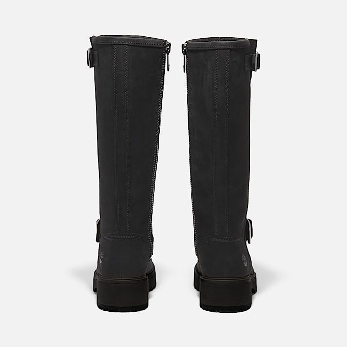 【最終値下げ】黒レザージャケット Mサイズ ジッパー付き　Timberland d148-18-0029_12.jpg