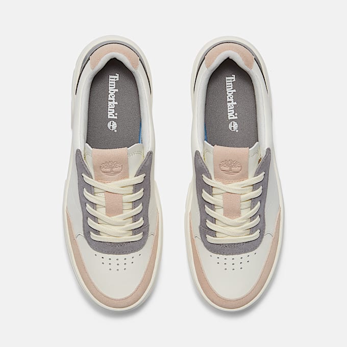 Women's Laurel Court Suede Accent Lace-Up Sneaker