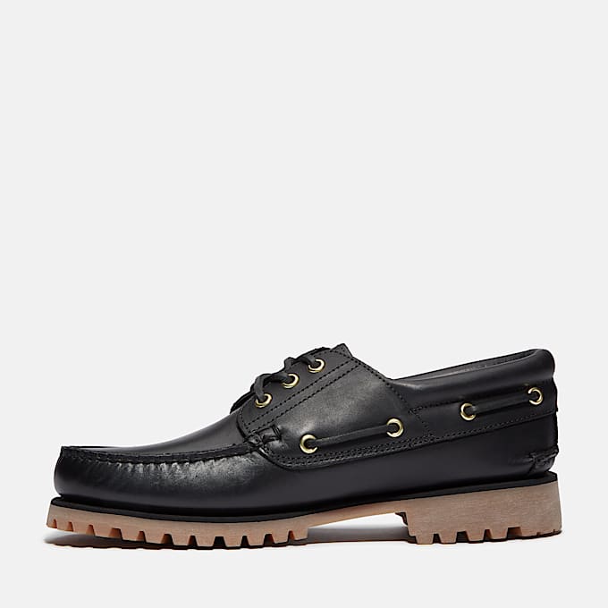 Men's Timberland® Authentic 3-Eye Lug Handsewn Boat Shoe
