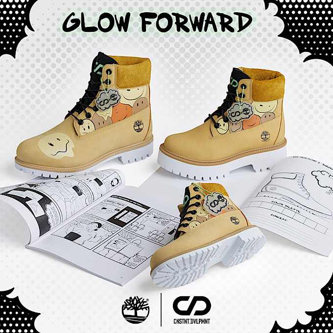 Junior Timberland® "Shades of Happiness" Premium 6-Inch Waterproof Boot