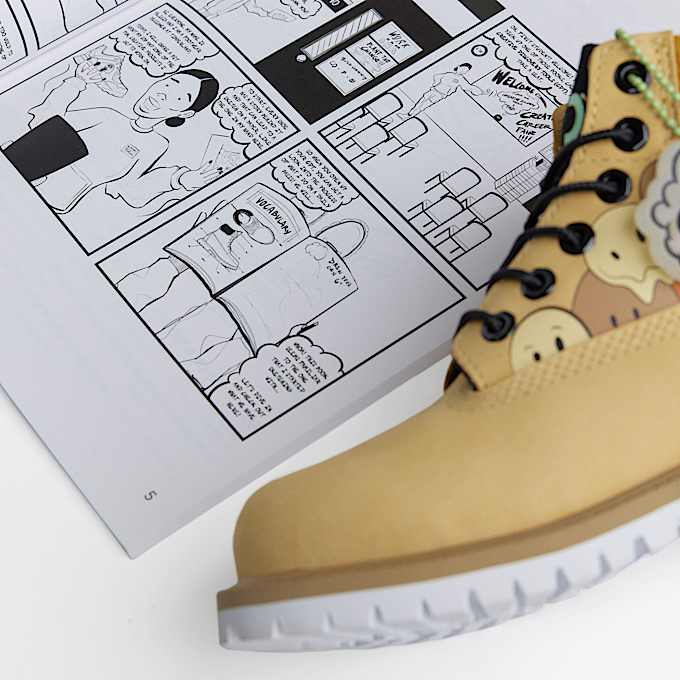 Junior Timberland® "Shades of Happiness" Premium 6-Inch Waterproof Boot