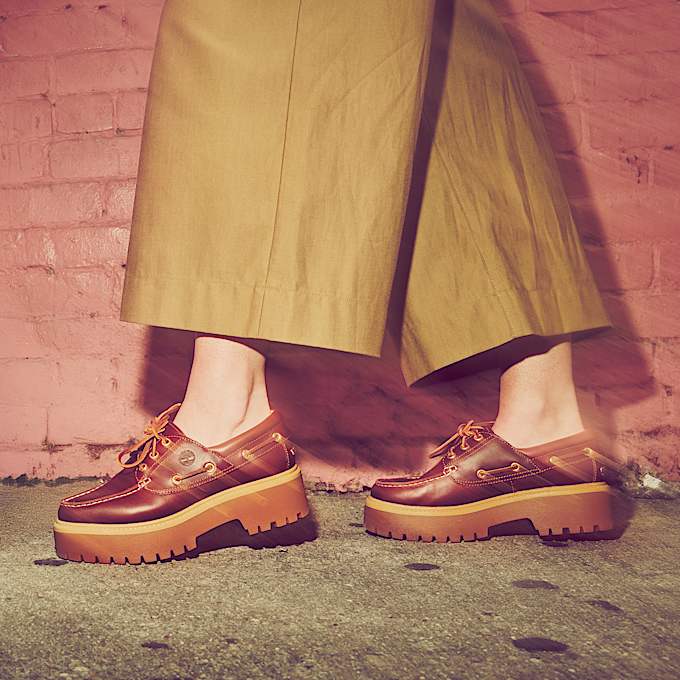 Women's Stone Street Platform Boat Shoe