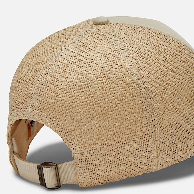 Women's Straw Panel Baseball Cap