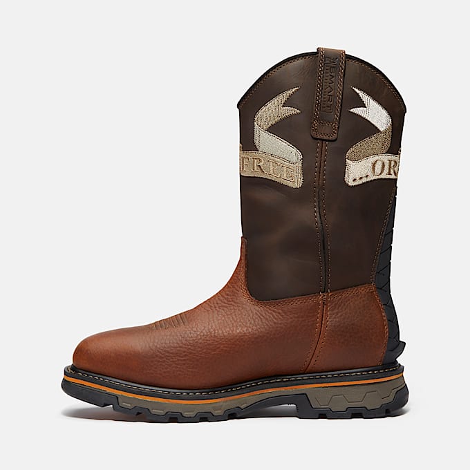 Men's True Grit Live Free or Die Pull-On Soft Toe Waterproof Work Boot