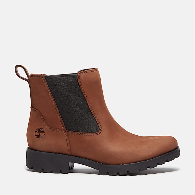 ショートブーツ・ブーティ TIMBERLAND Woman Flat ankle boots Brown TB0A2HA9EXU1 DKBROWN Women's Stone Street Waterproof Platform Boot