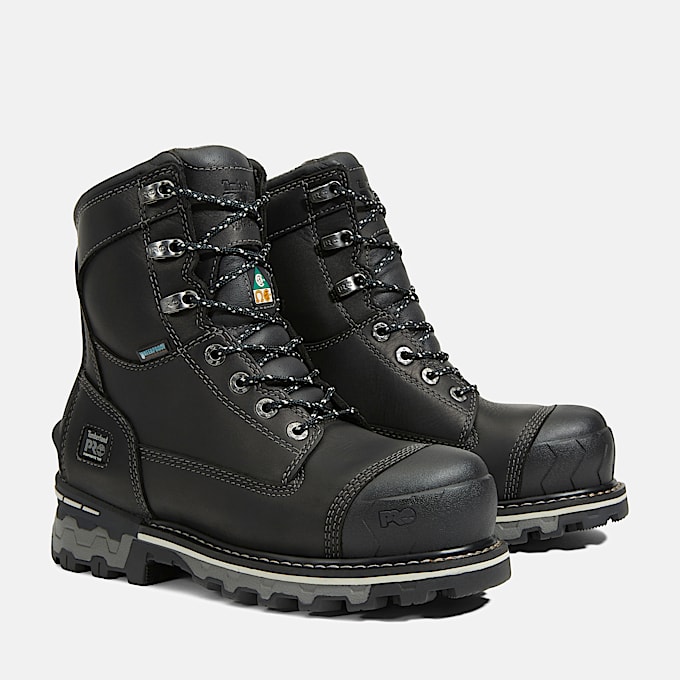 Botte de travail imperméable Boondock 8 po à embout en composite pour femmes