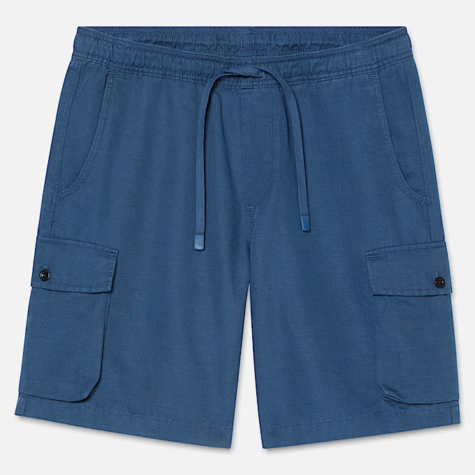 Men's Cotton Linen Utility Short