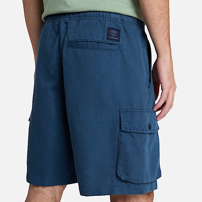 Men's Cotton Linen Utility Short
