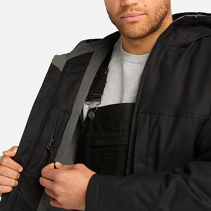 Manteau à capuchon Timberland PRO® GritFlex en toile pour hommes