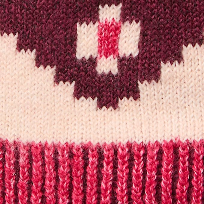 Women's Fair Isle Beanie with Pom