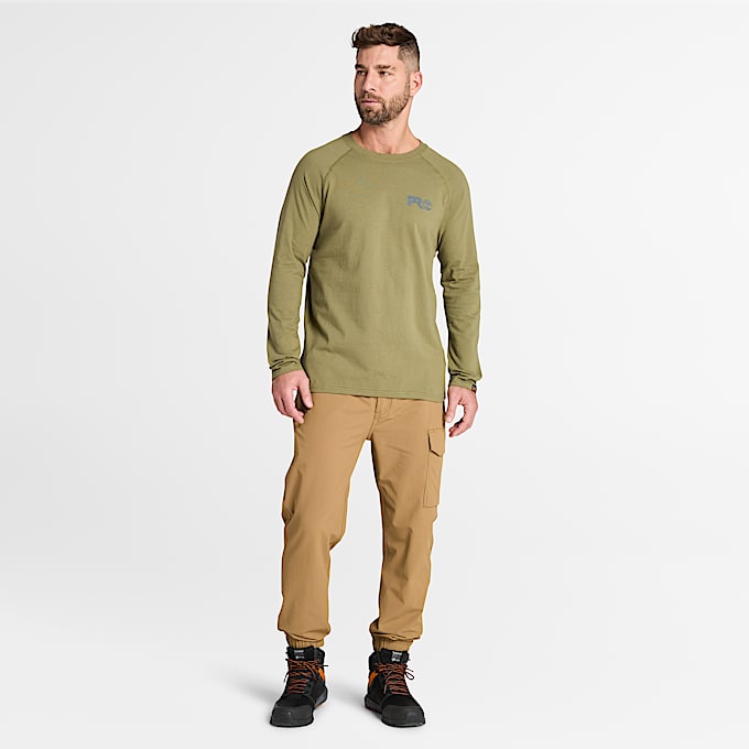 Men's Timberland PRO® Core Reflective Logo Long-Sleeve T-Shirt