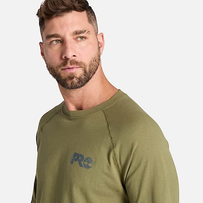 Men's Timberland PRO® Core Reflective Logo Long-Sleeve T-Shirt