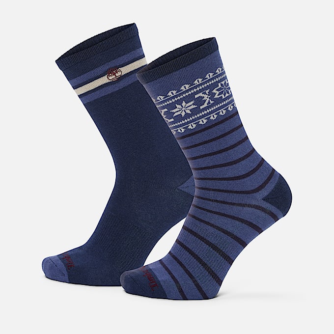Men's Timberland® 2-Pack Fair Isle Crew Sock - 1