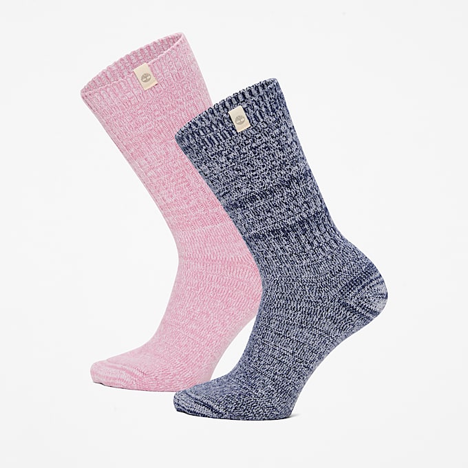 Women's Timberland® 2-Pack Cozy Boot Crew Sock - 1