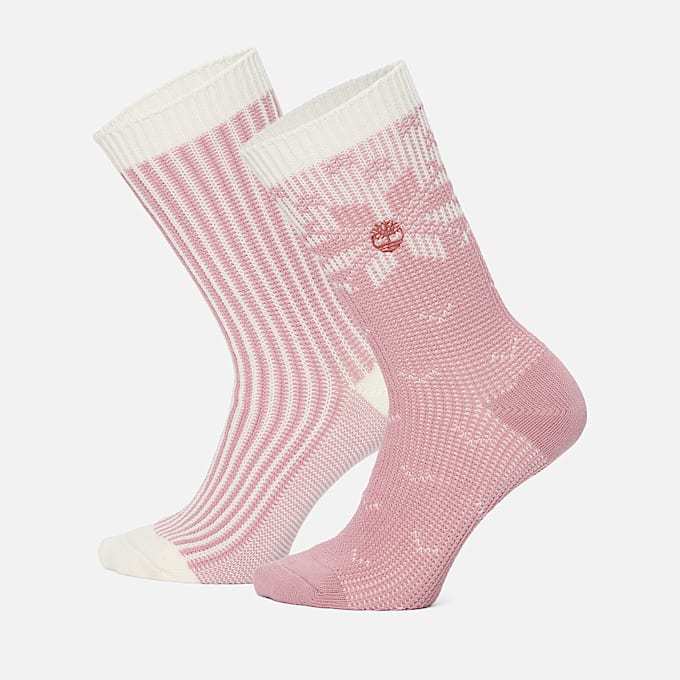 Women's Timberland® 2-Pack Snowflake Crew Sock - 1