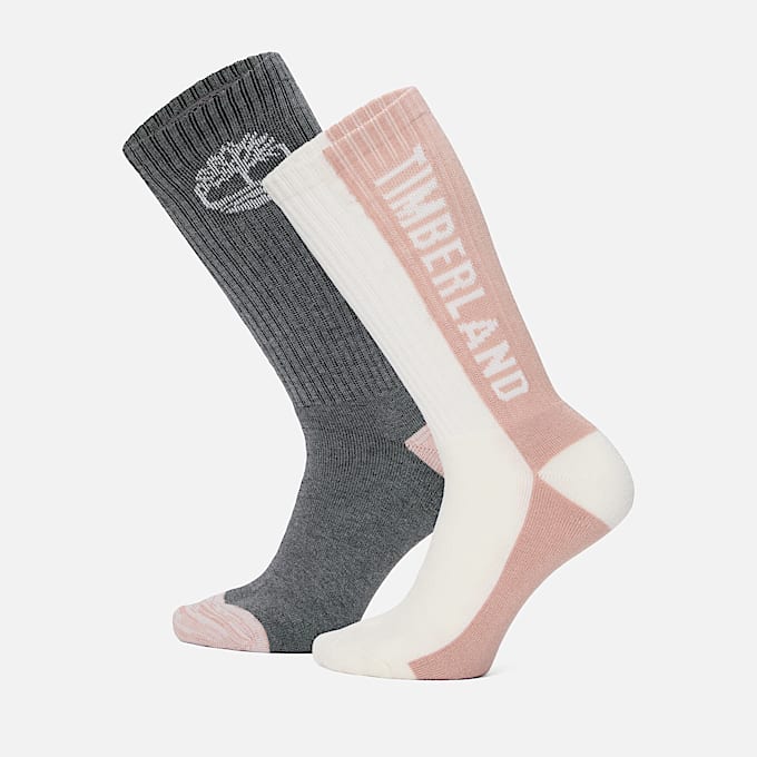 Women’s Timberland® 2-Pack Color-Block Crew Sock - 1