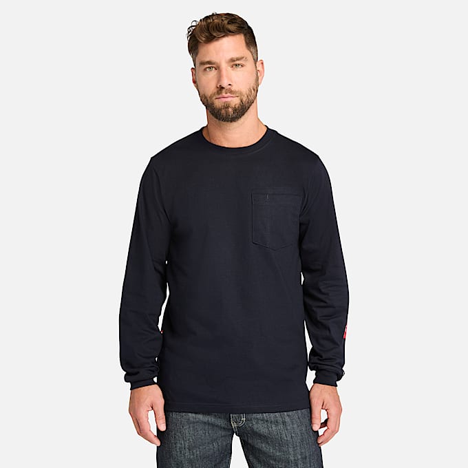 Men's Timberland PRO® Cotton Core Flame-Resistant Long-Sleeve T-Shirt - 1
